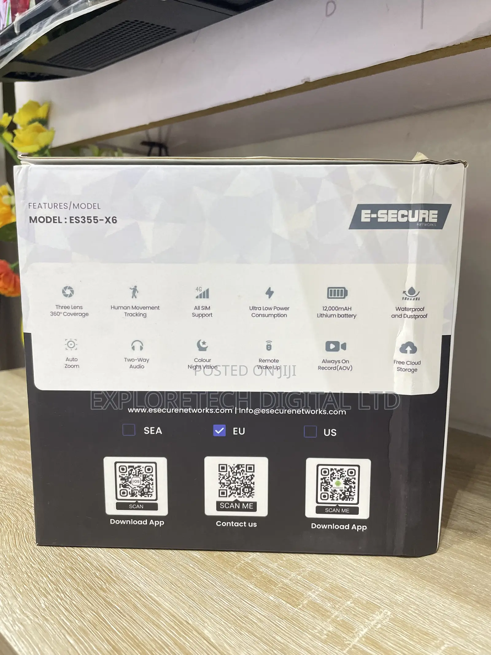 Solar Camera 4g Three Lens Aov 1yr Warranty