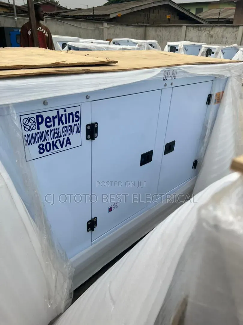 Brand New England Perkins Generator Soundproof 80kva