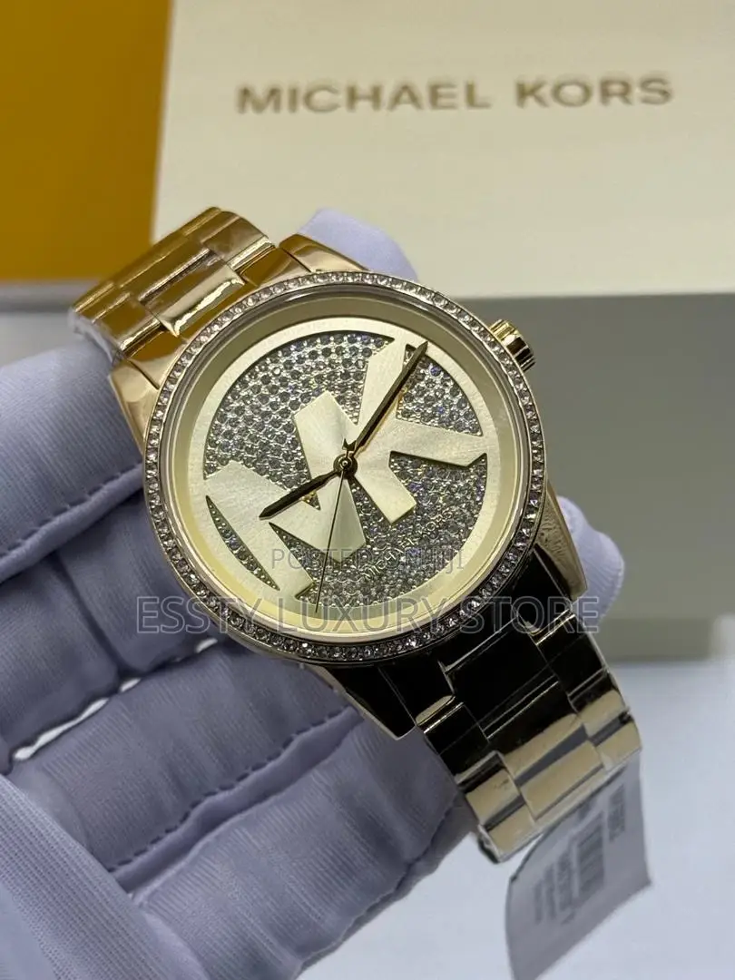 Michael Kors Stone Head Quality Luxury Female Chain Wristwatch
