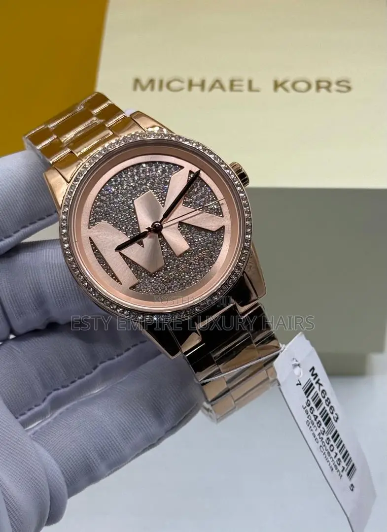 Michael Kors Stone Head Quality Luxury Female Chain Wristwatch