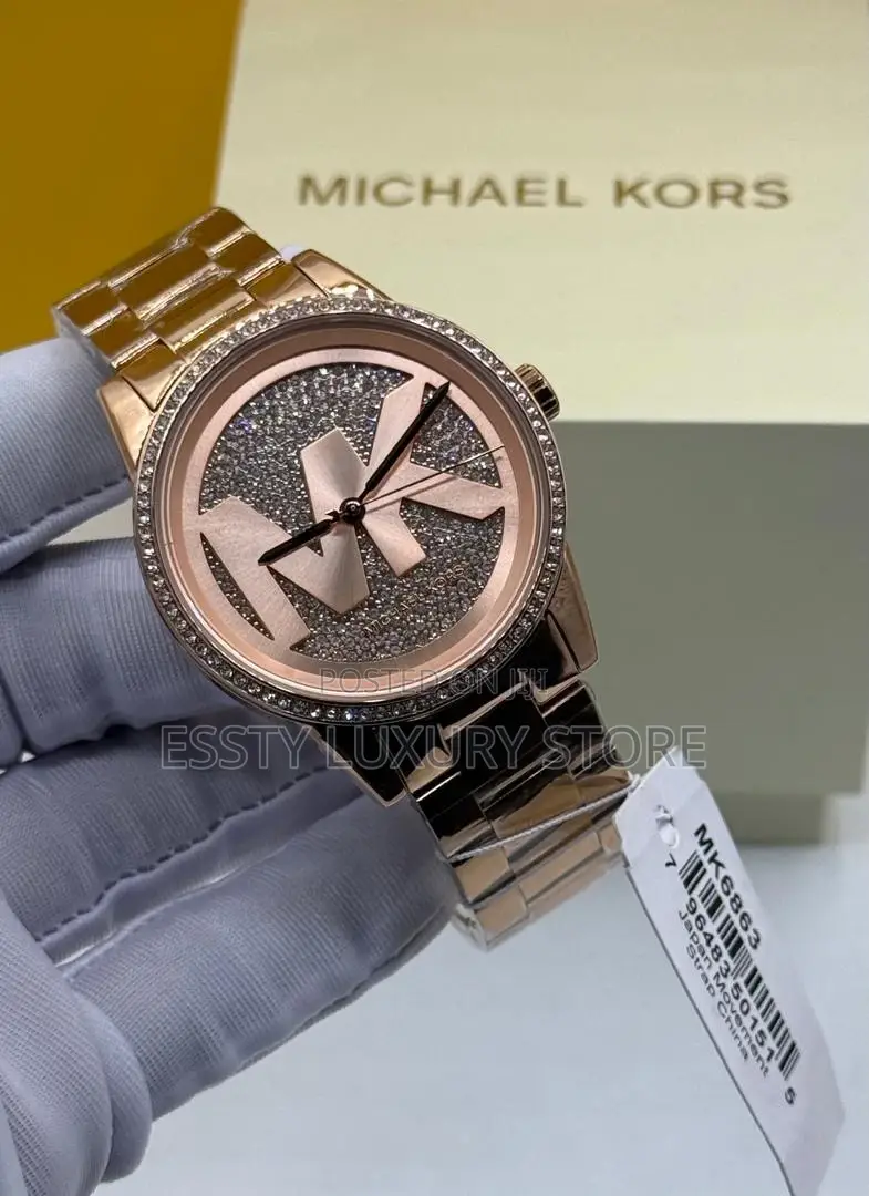Michael Kors Stone Head Quality Luxury Female Chain Wristwatch