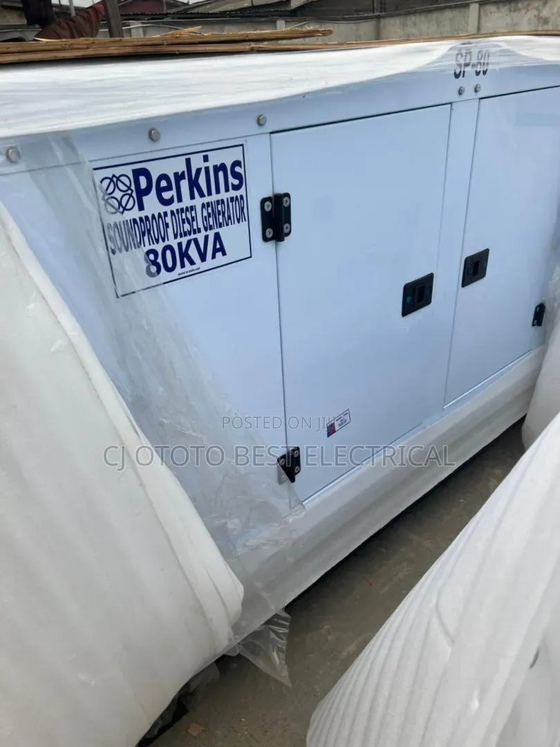 Brand New England Perkins Generator Soundproof 80kva