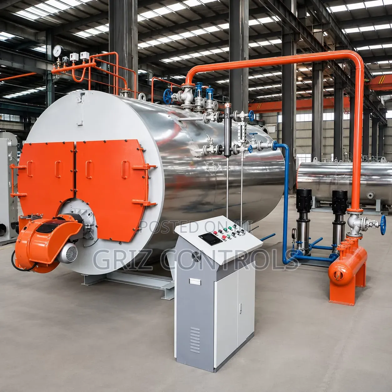GRIZ CONTROLS Industrial Steam Boiler Solution