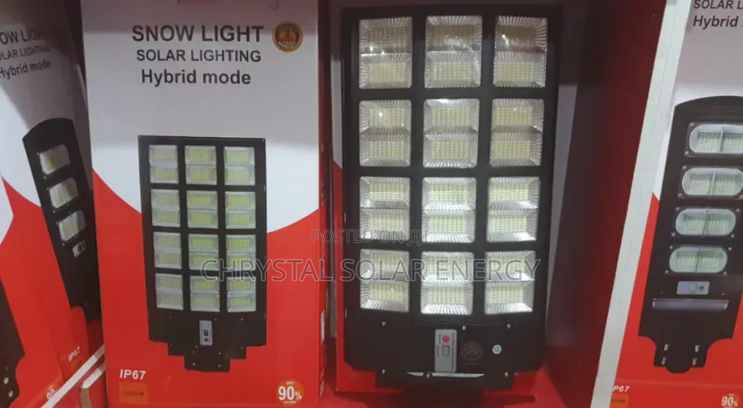 5000watts 24eyes Solar Hybrid Industrial Street Light + Remote Control