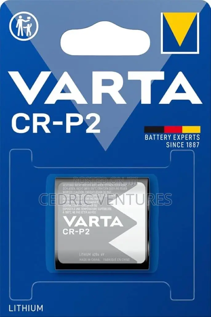 Varta Cr-P2 Professional Lithium Battery