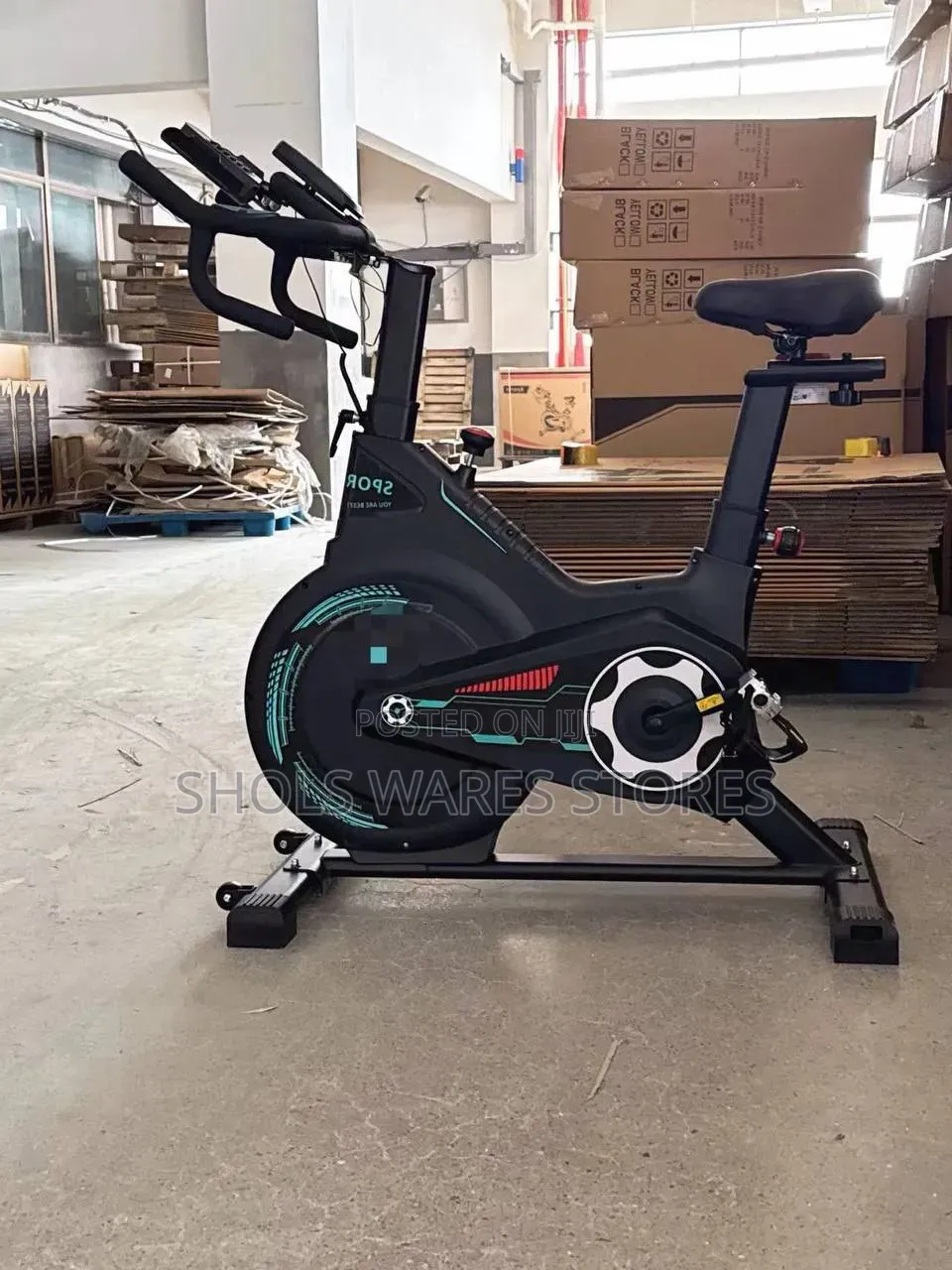 Fashion Mute Indoor Exercise Spin Bike – Quiet Magnetic Resistance