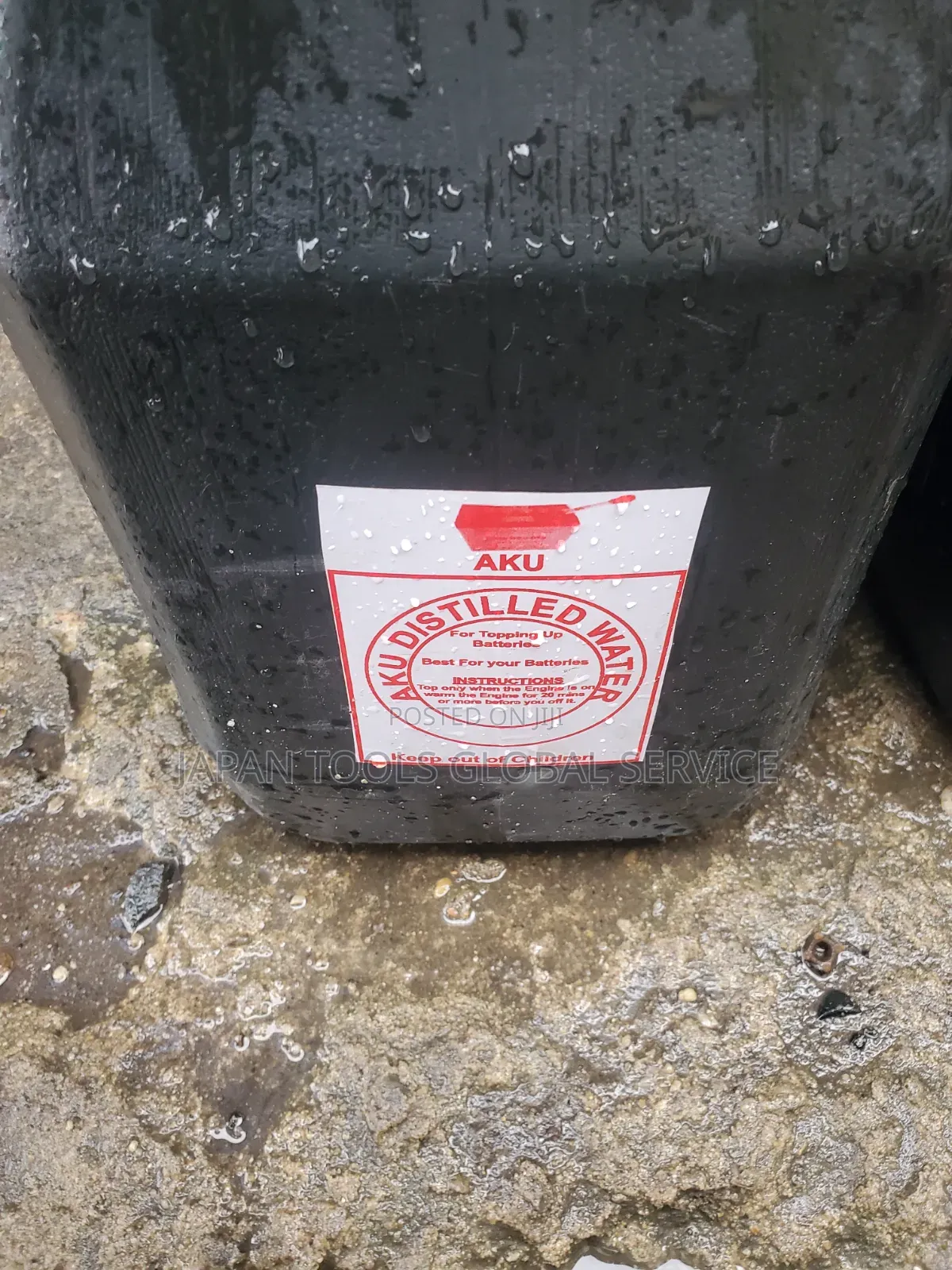 Aku Distilled Water (25liters)