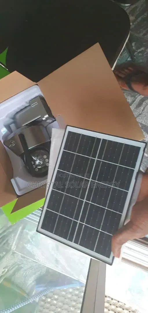 Single Lens V380pro Indoor / Outdoor Solar Camera With Type-C Charger