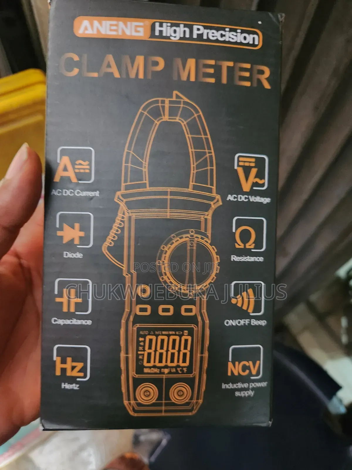 Aneng Pn200 Digital AC/Dc Clamp Meter – True RMS Multimeter With NCV