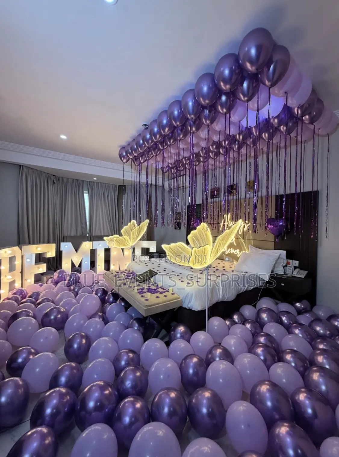 Girlfriend Proposal Balloon Room Decoration /Luxury Room Decor