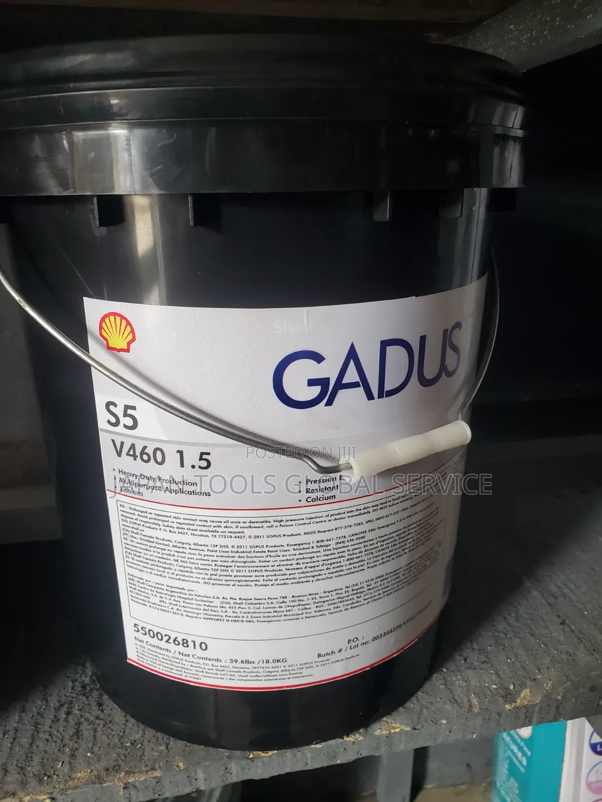 Shell Gadus S5 V460 1.5 Heavy-Duty Grease (18kg)