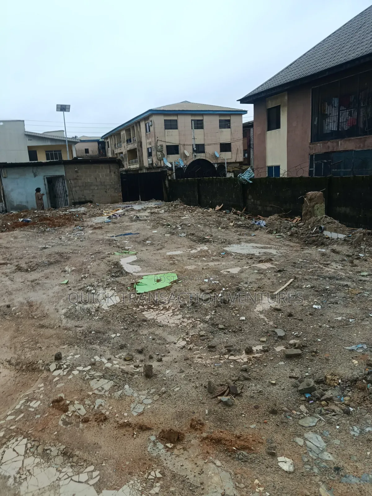 700 SQM of Land,Fenced Round With Gate on the Interlocked Road