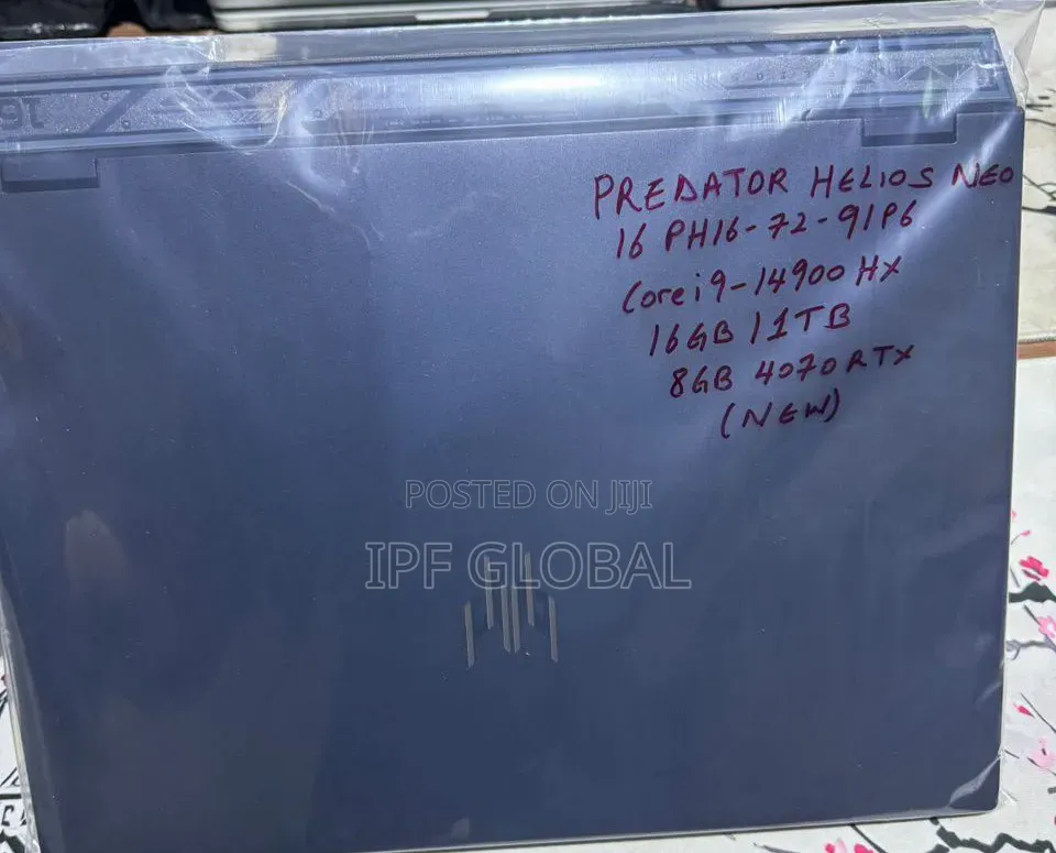 New Laptop Acer Predator Helios Neo 16 16GB Intel Core i9 SSD 1T