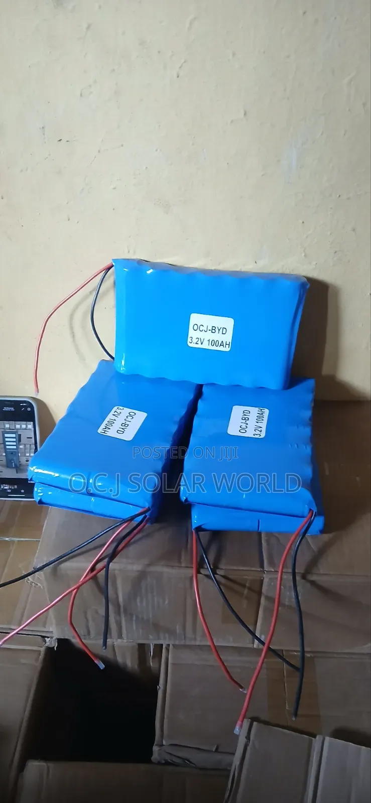 100ahs 3.2volts Lithium Battery O C J Product