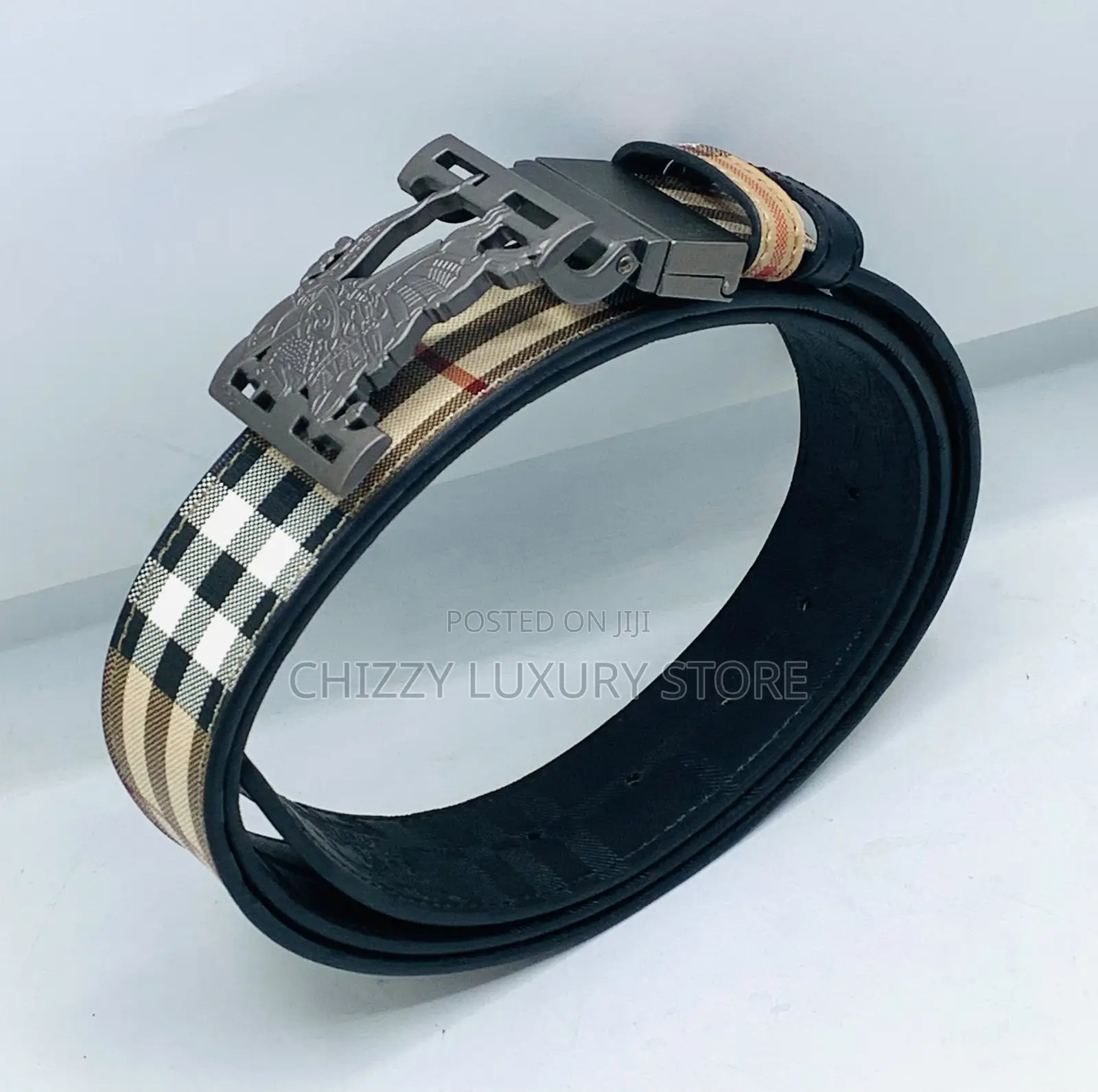 Burberry Quality Luxury Unisex Genuine Leather Belt
