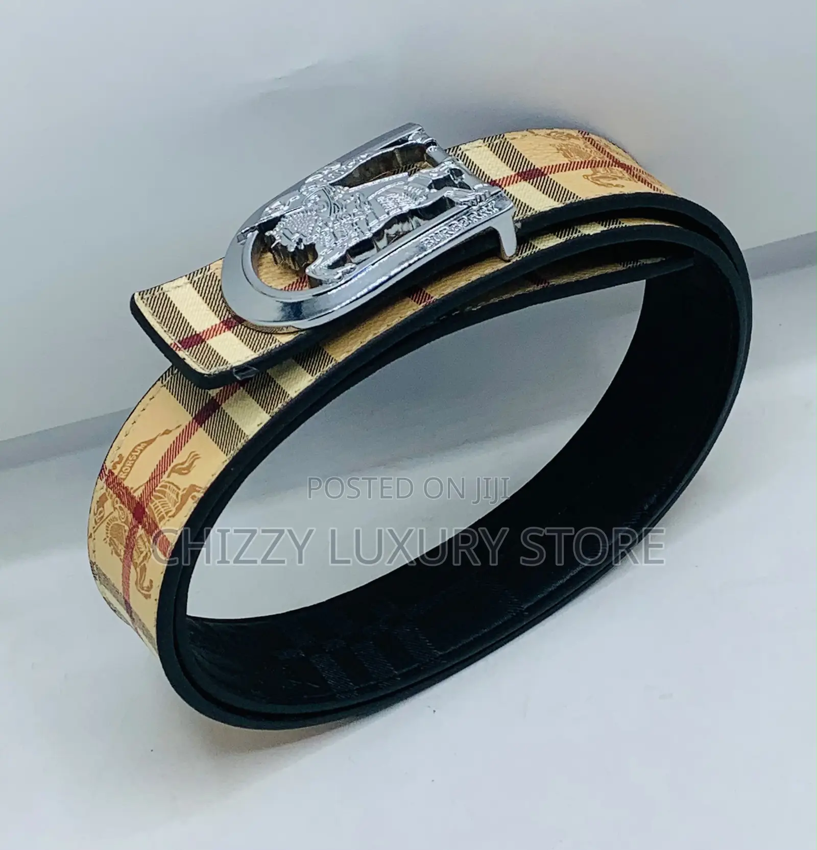 Burberry Quality Luxury Unisex Genuine Leather Belt