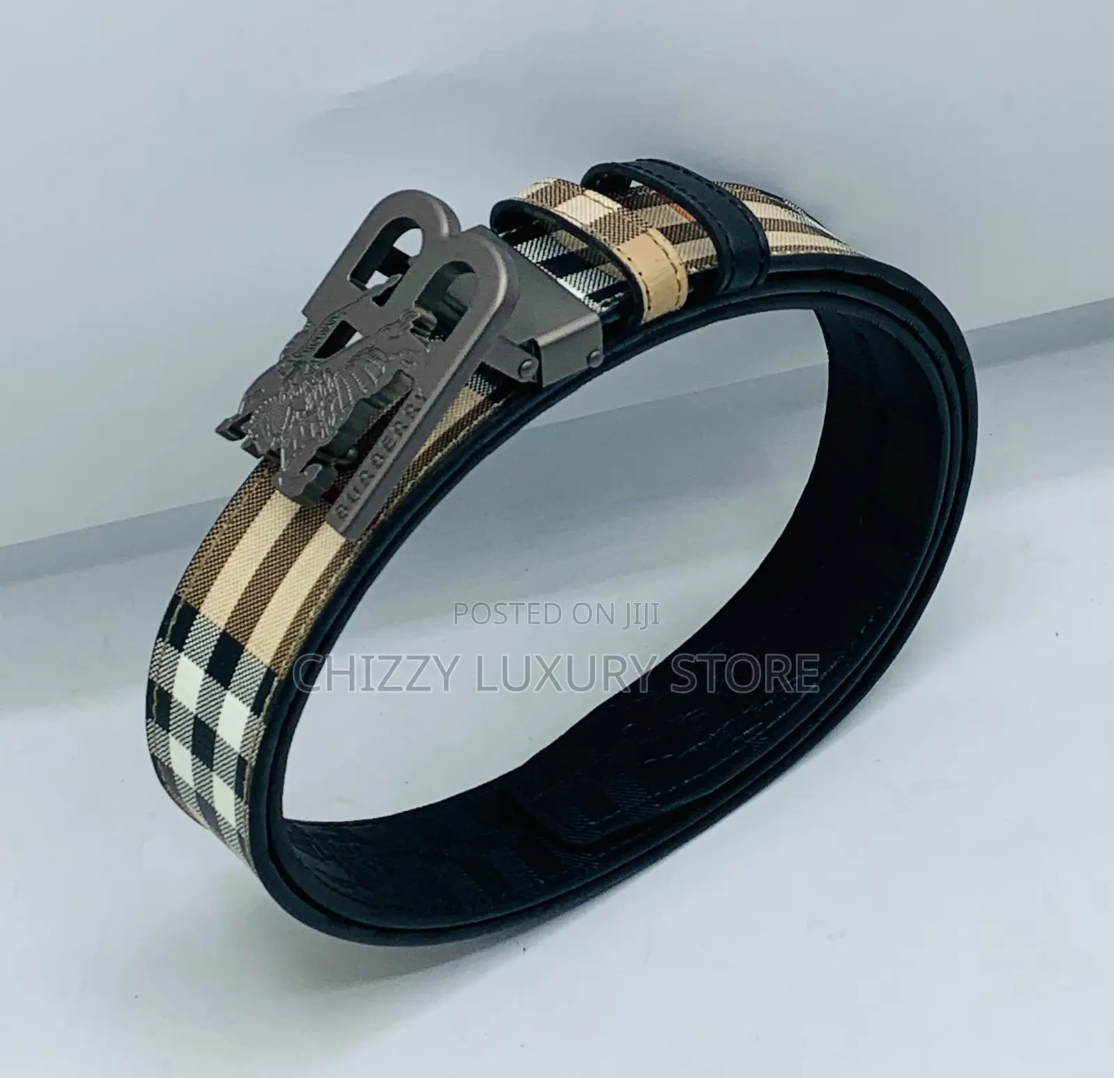 Burberry Quality Luxury Unisex Genuine Leather Belt