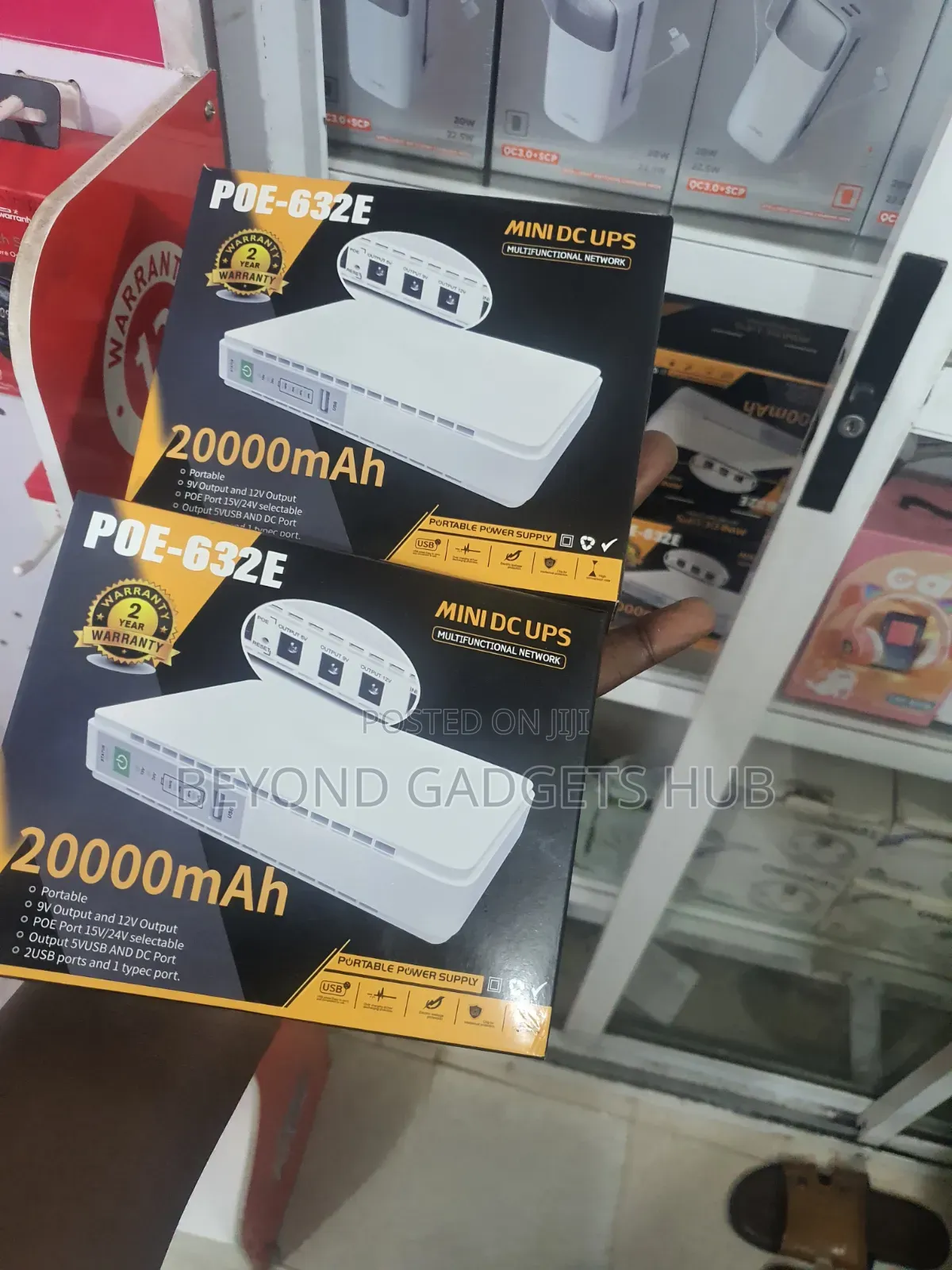 Wifi Router Power Bank 20,000mah Poe-632e Mini Dc Ups 20000mah