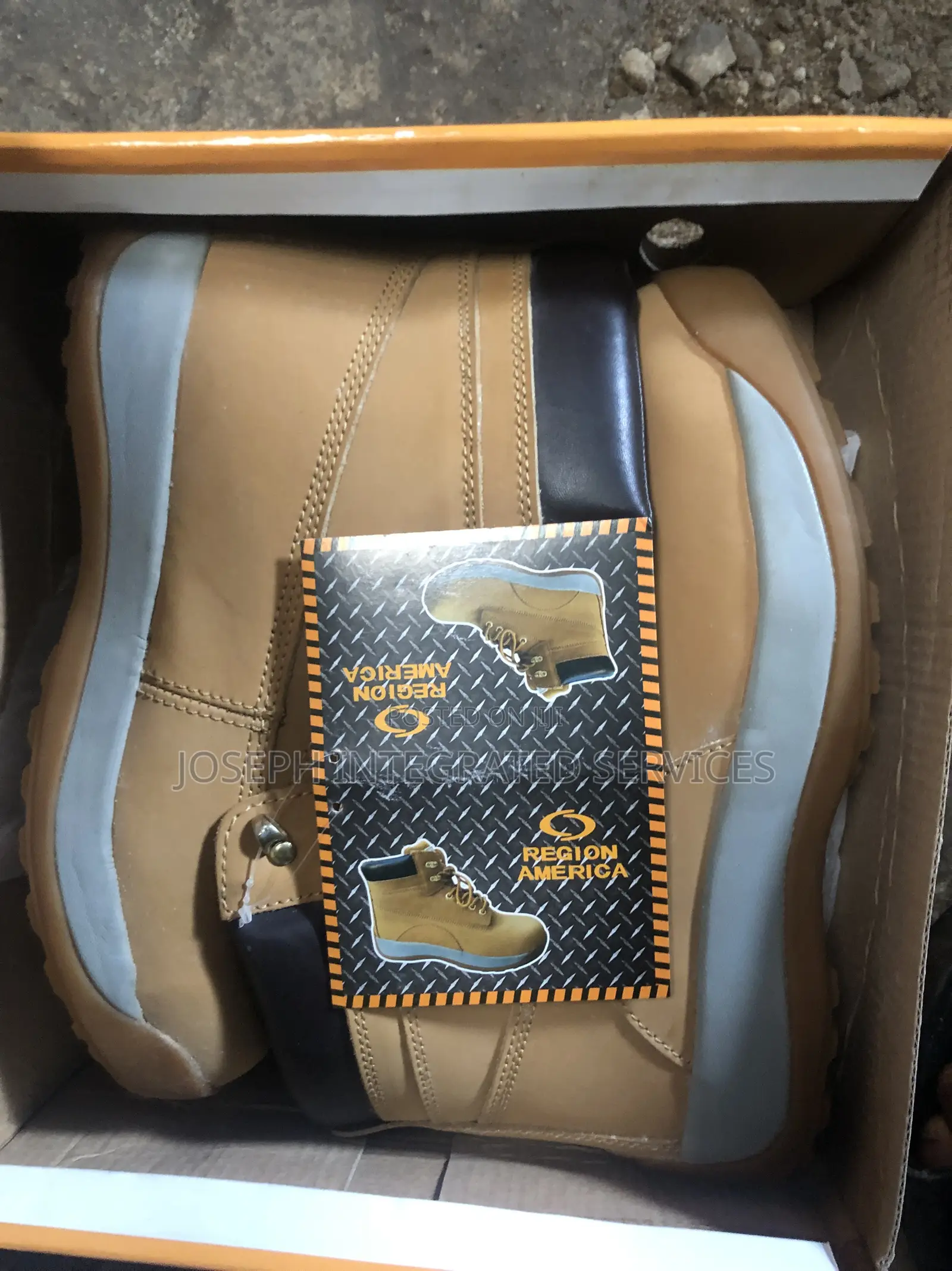 American Region Branded Safety Boots,