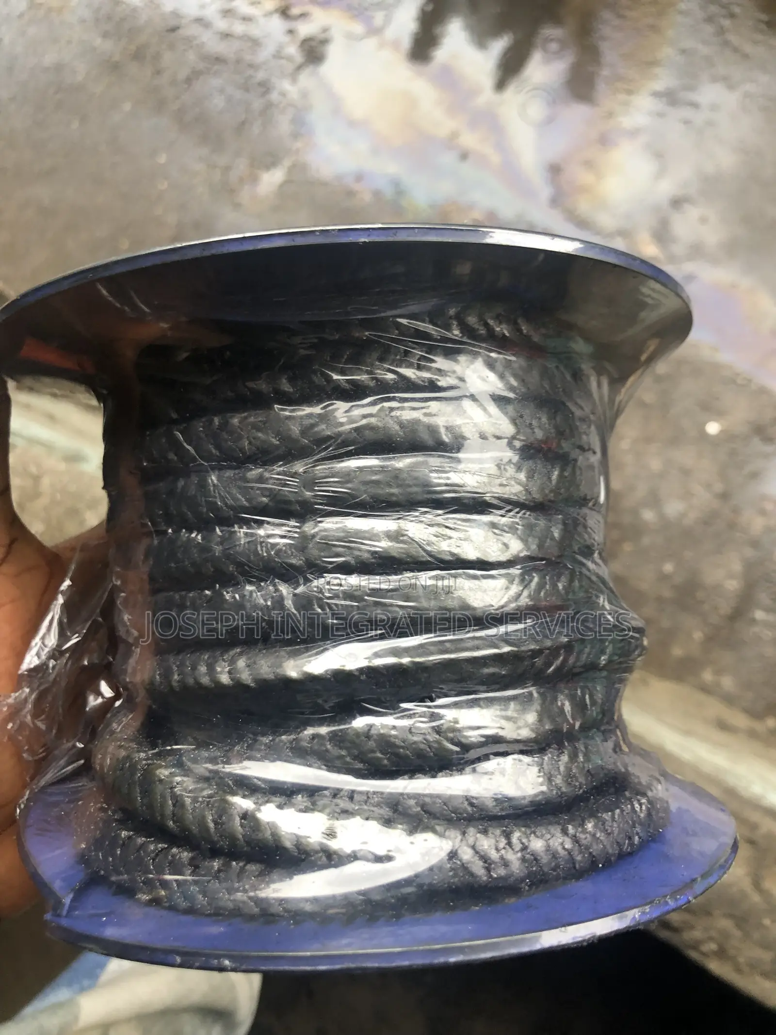 10mm Black Graphited Packing Rope Used for Sealing.