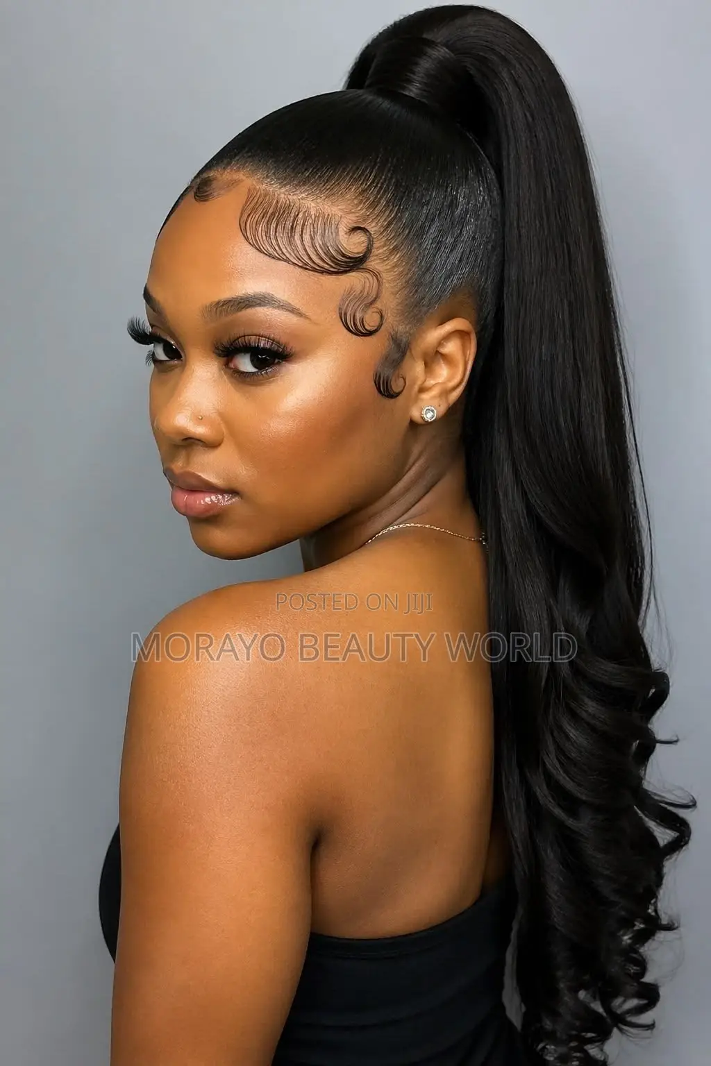 Ponytail Tip Bounce Clip