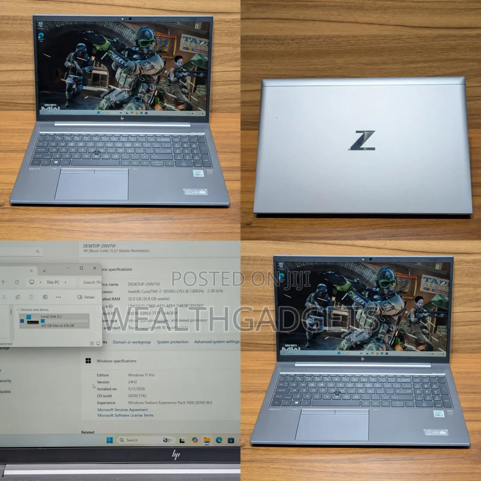 Laptop HP ZBook Firefly 15 G7 16GB Intel Core i7 SSD 512GB