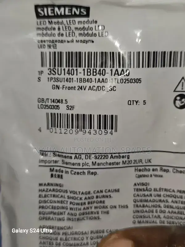 3su1401-1bb40-1aa0 | Siemens - Illuminating Led Unit | 22mm; 3su1.5