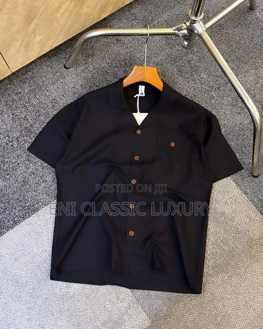Top Notch Luxury Men Shirts Louis Vuitton Best Quality Well Branded