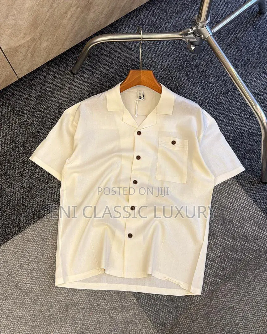 Top Notch Luxury Men Shirts Louis Vuitton Best Quality Well Branded