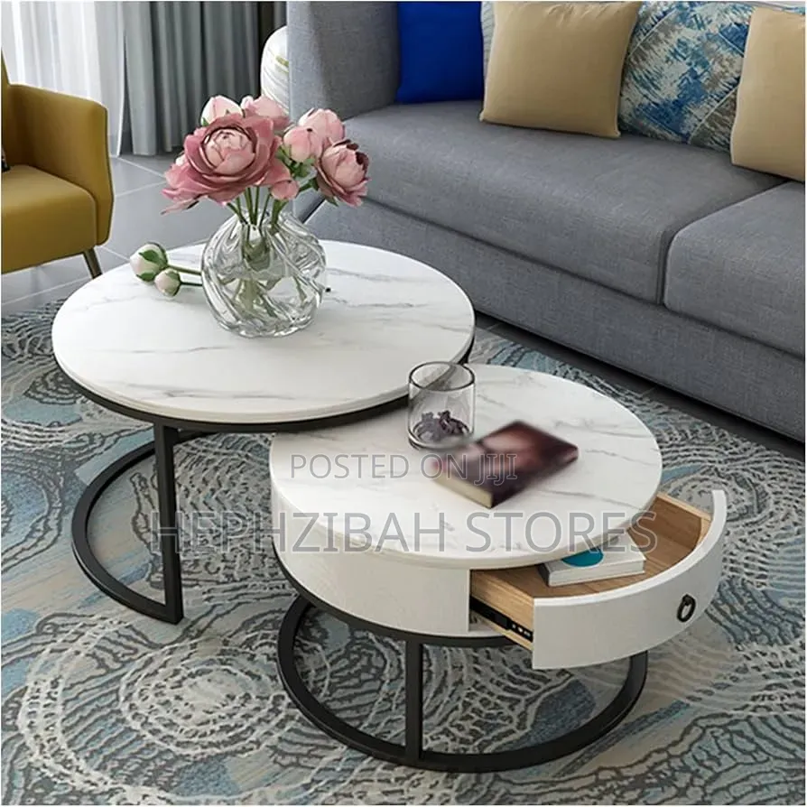 Modern Living Room Coffee Table Set of 2