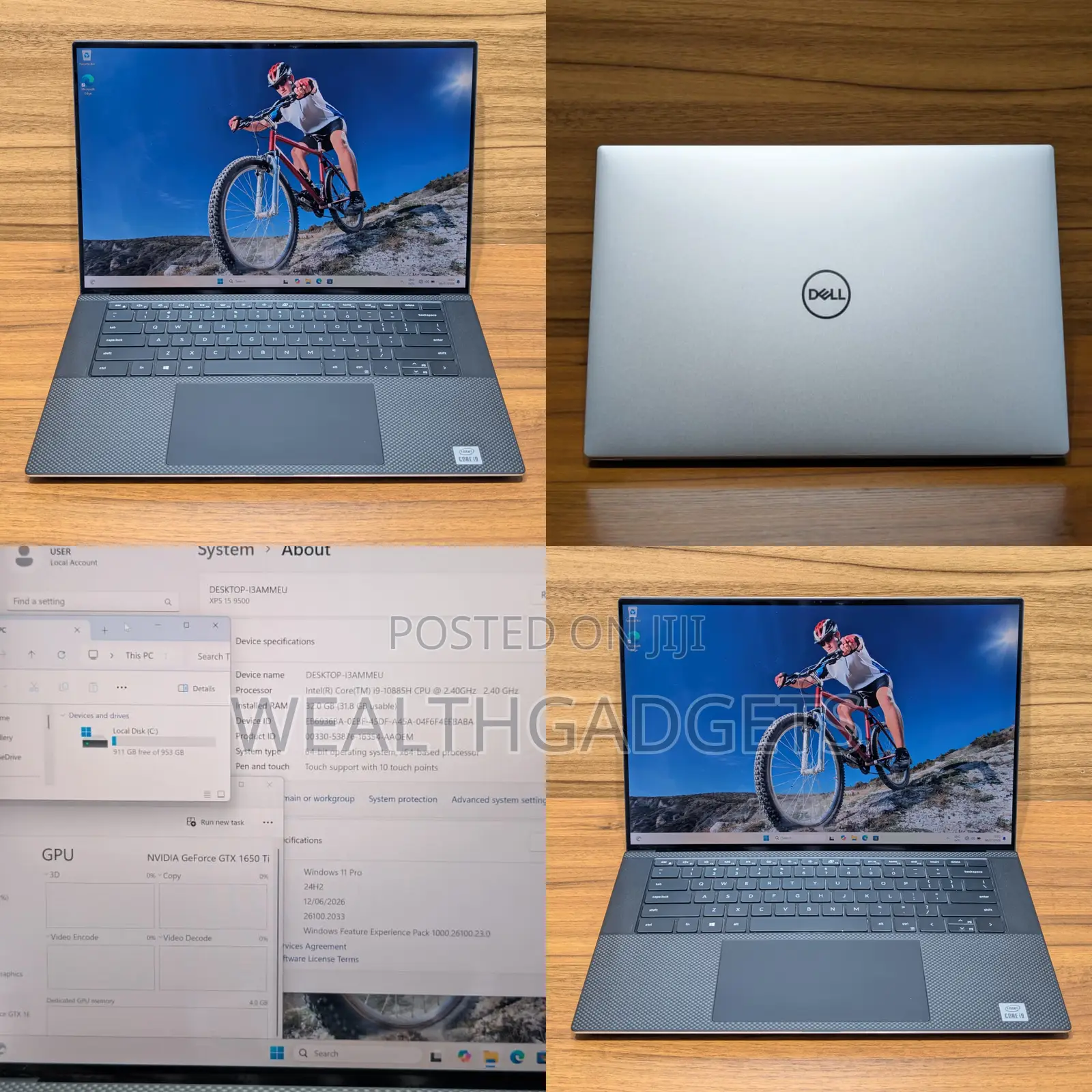 Laptop Dell XPS 15 9500 32GB Intel Core i7 SSD 1T