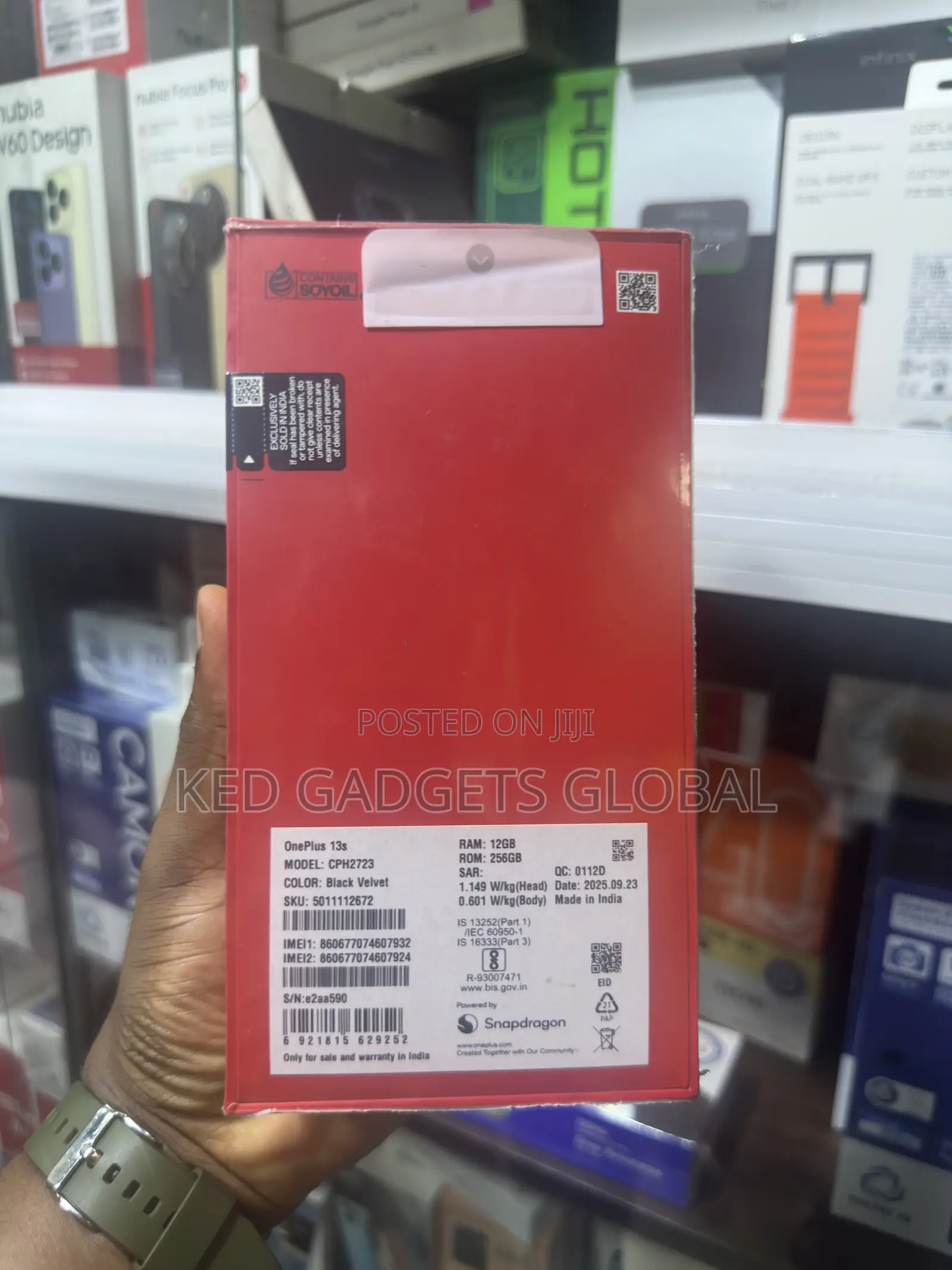 New OnePlus 13s 256 GB Black
