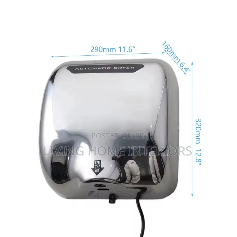 Still Silver Auto Hand Dryer High Speed
