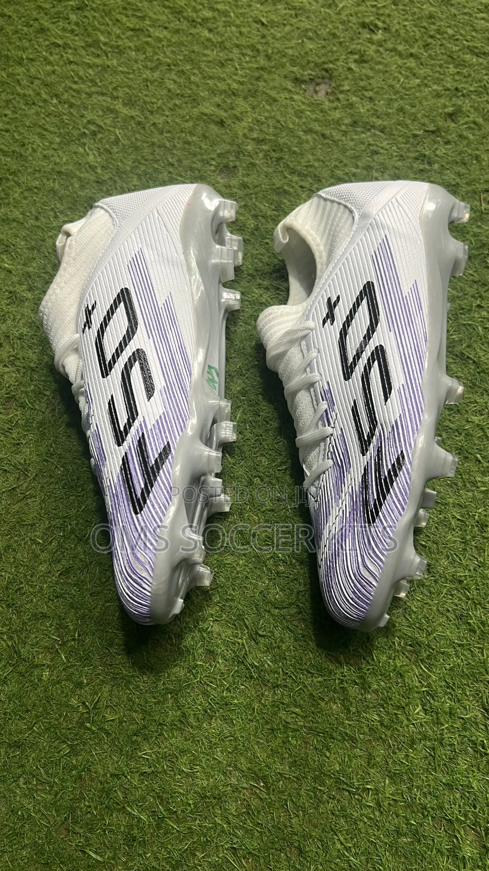 Adidas F50 Football Boot (White) (45)