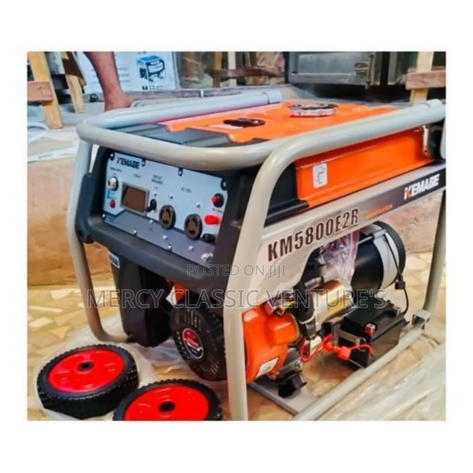 Original Kemage Km5800e2r 6.5kva Key Start Petrol Generator – Powerful