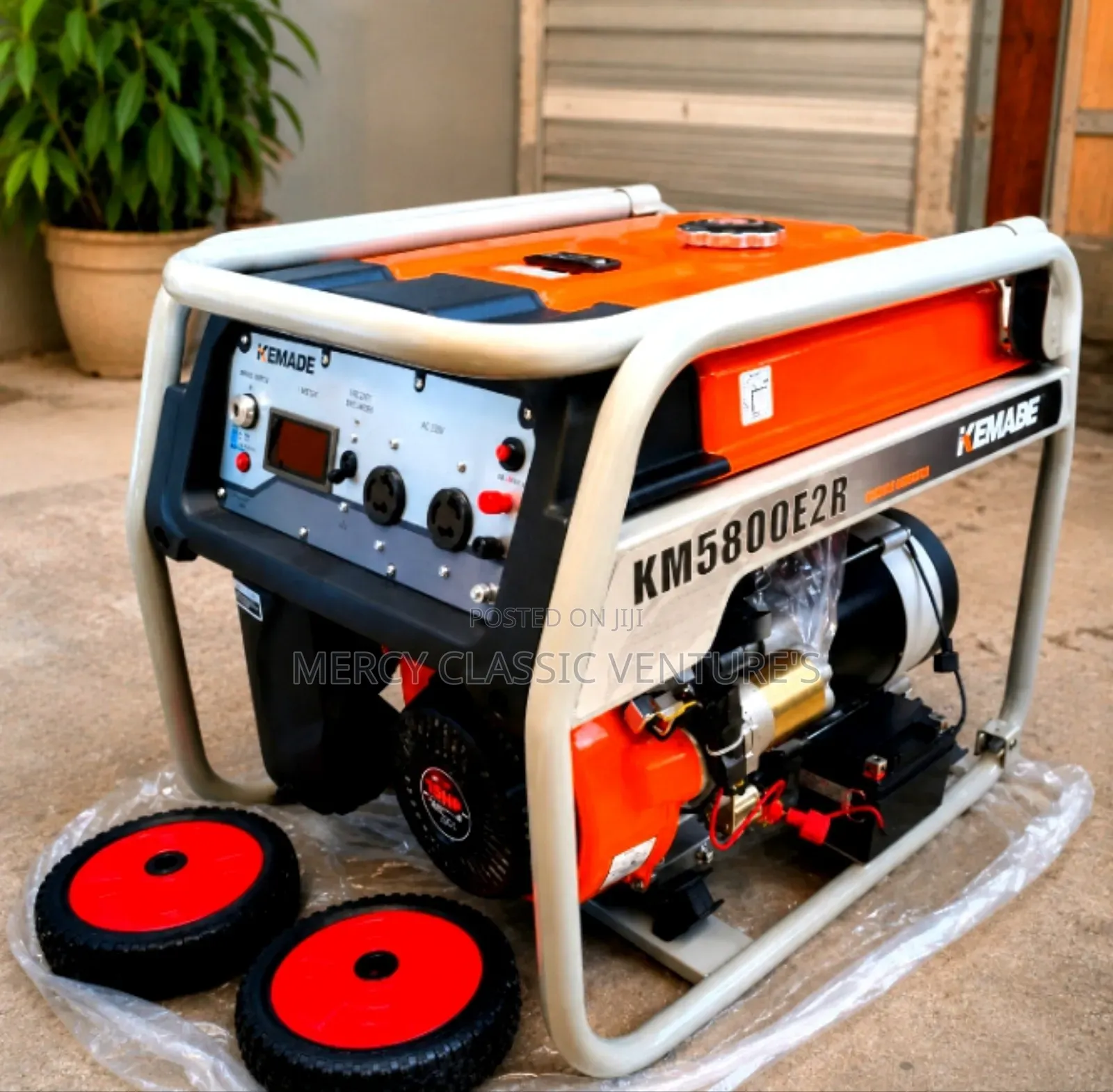 Original Kemage Km5800e2r 6.5kva Key Start Petrol Generator – Powerful
