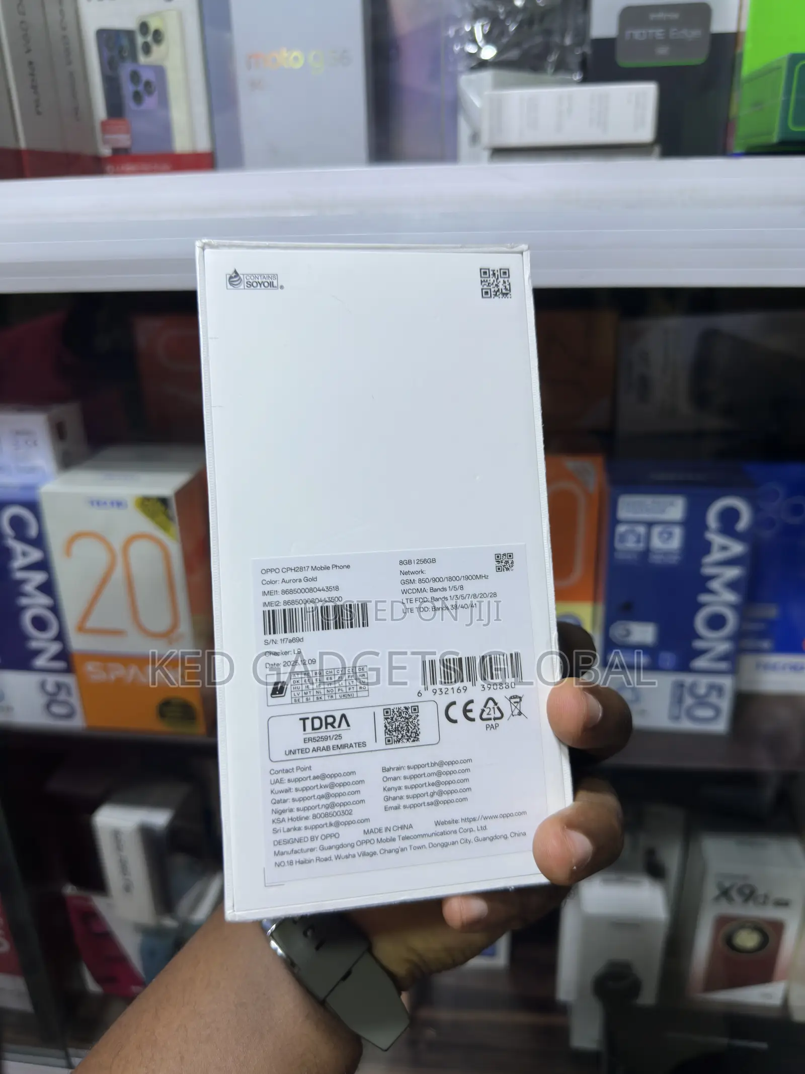 New Oppo A6 256 GB Black