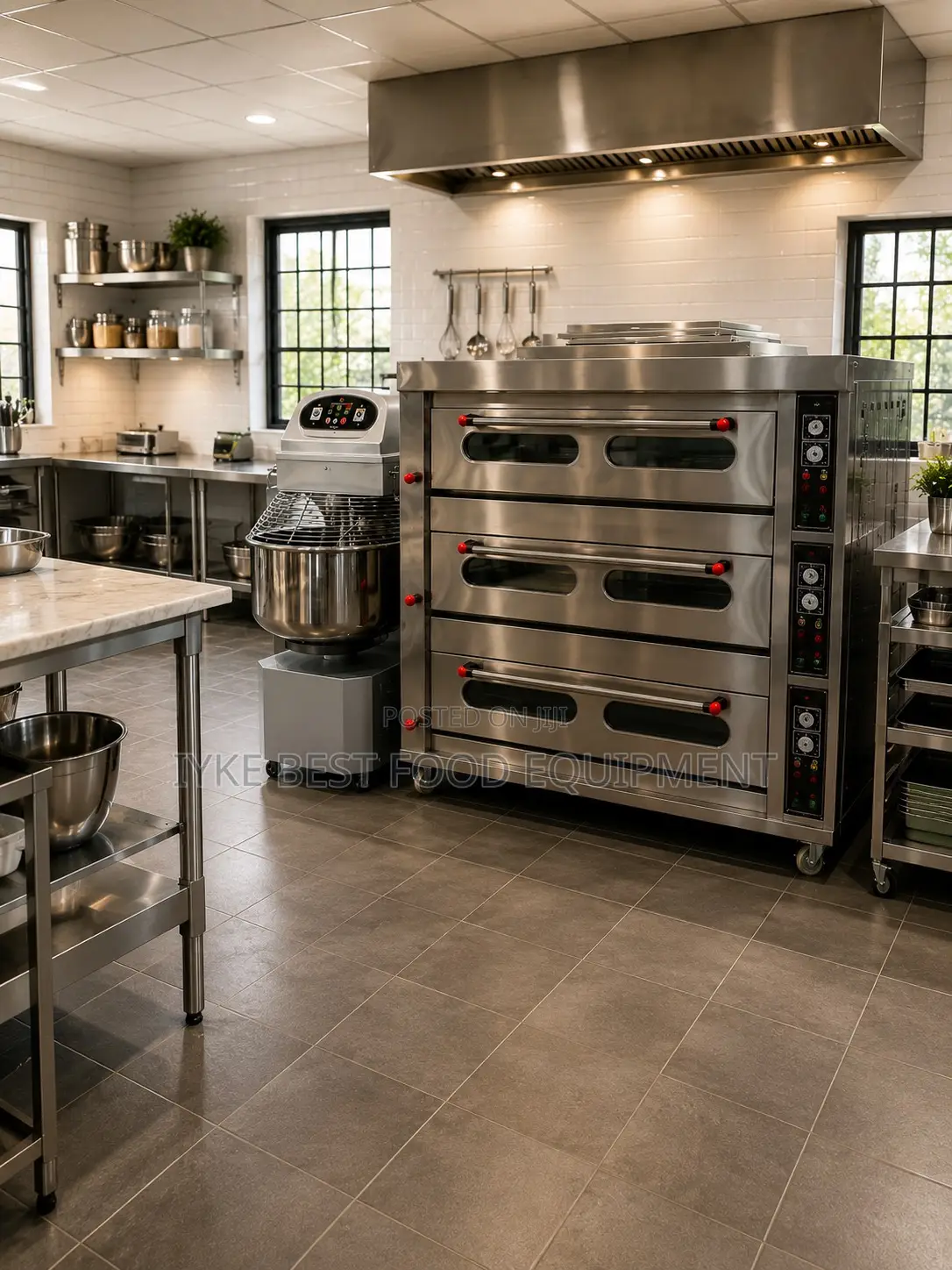 3 Deck 9 Trays Gas Oven