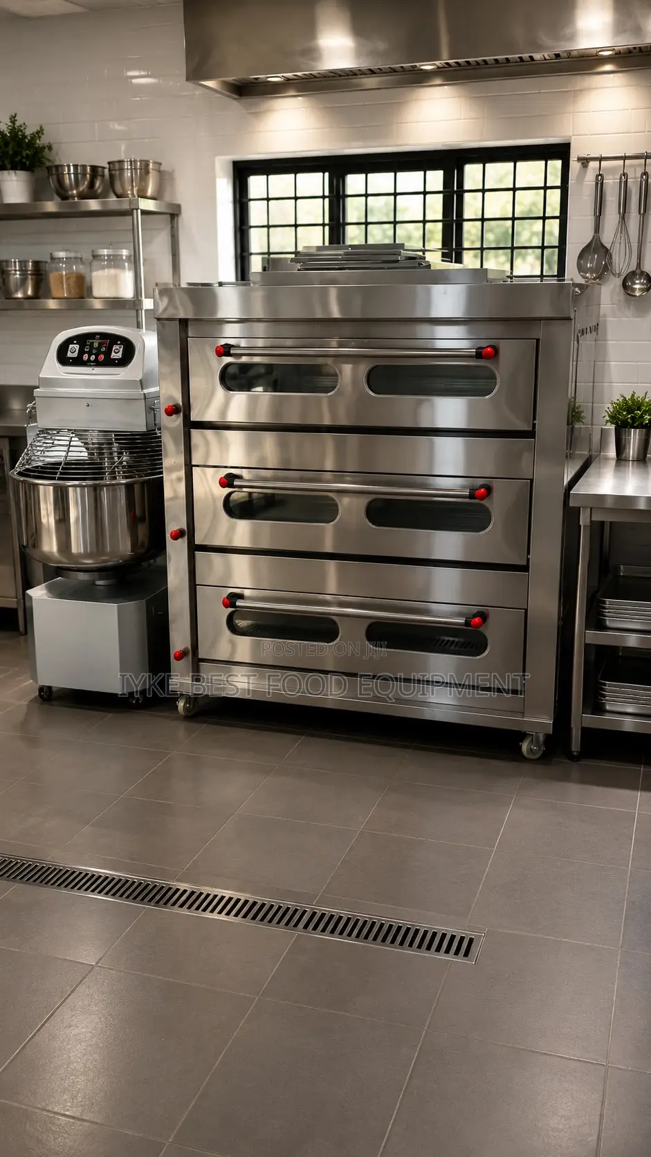 3 Deck 9 Trays Gas Oven