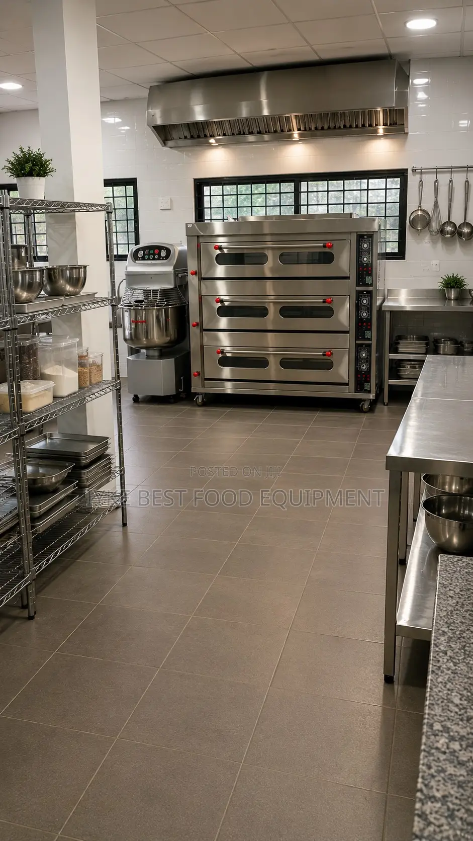 3 Deck 9 Trays Gas Oven