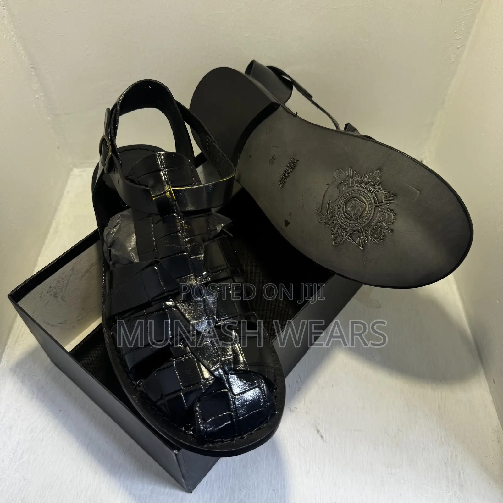Italian Leather Sandal 40-46 Available