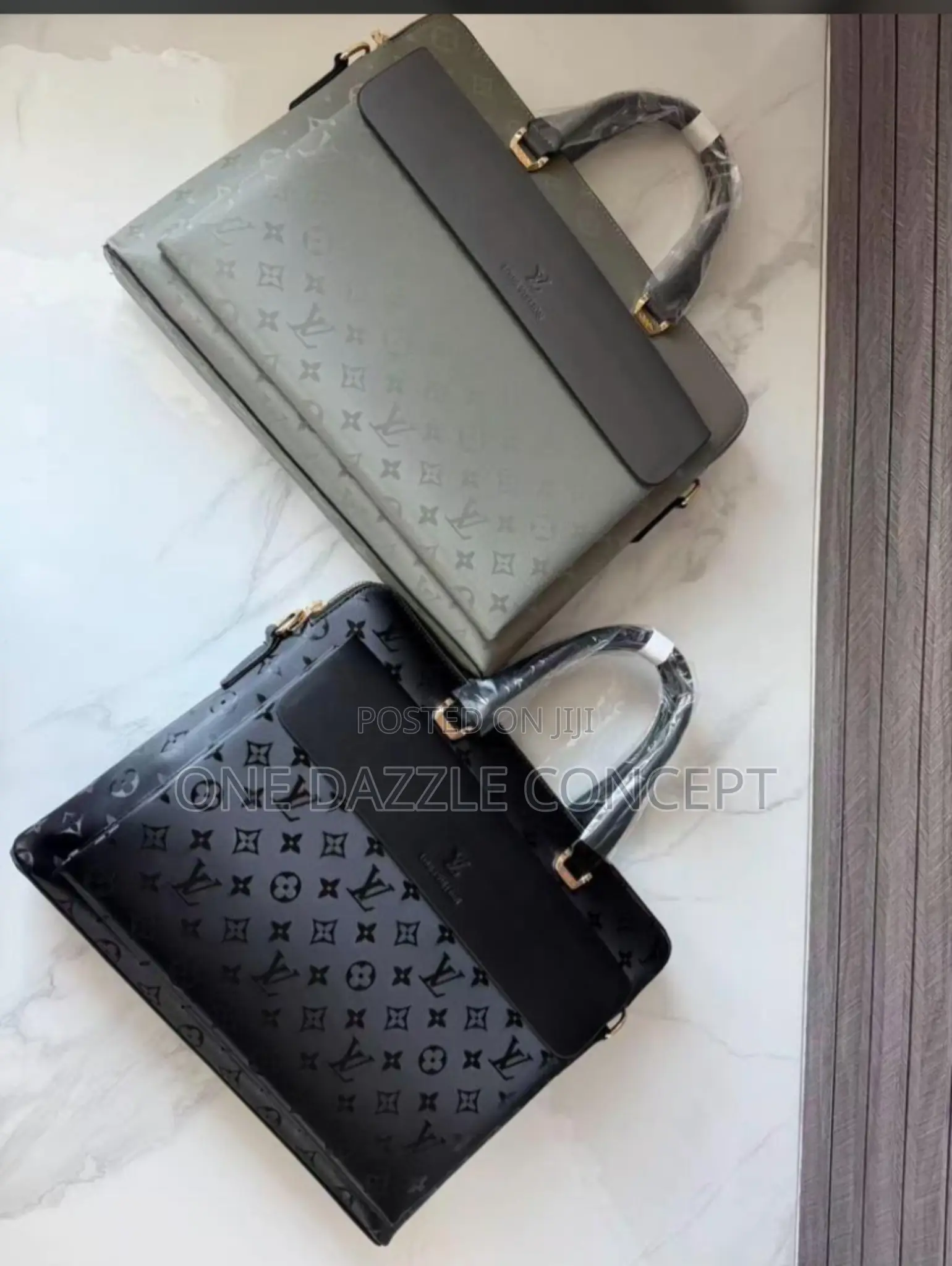 Louis Vuitton Leather Laptop Bag