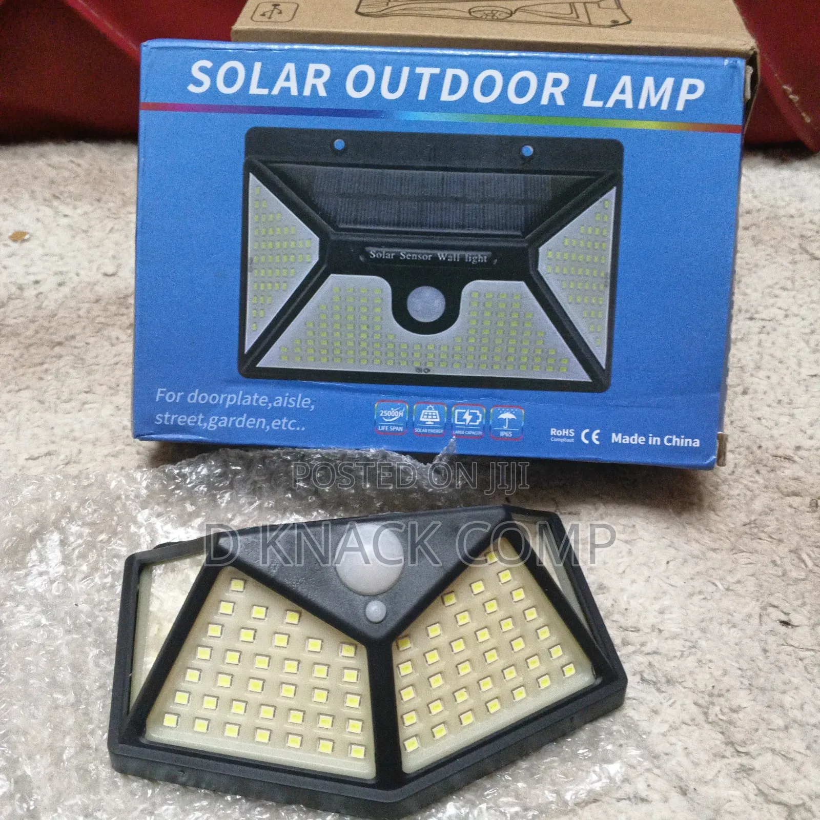 100 Leds Solar Outdoor Lights With Motion Sensor