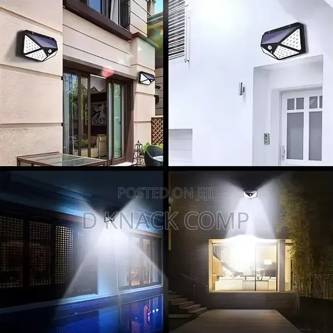 100 Leds Solar Outdoor Lights With Motion Sensor