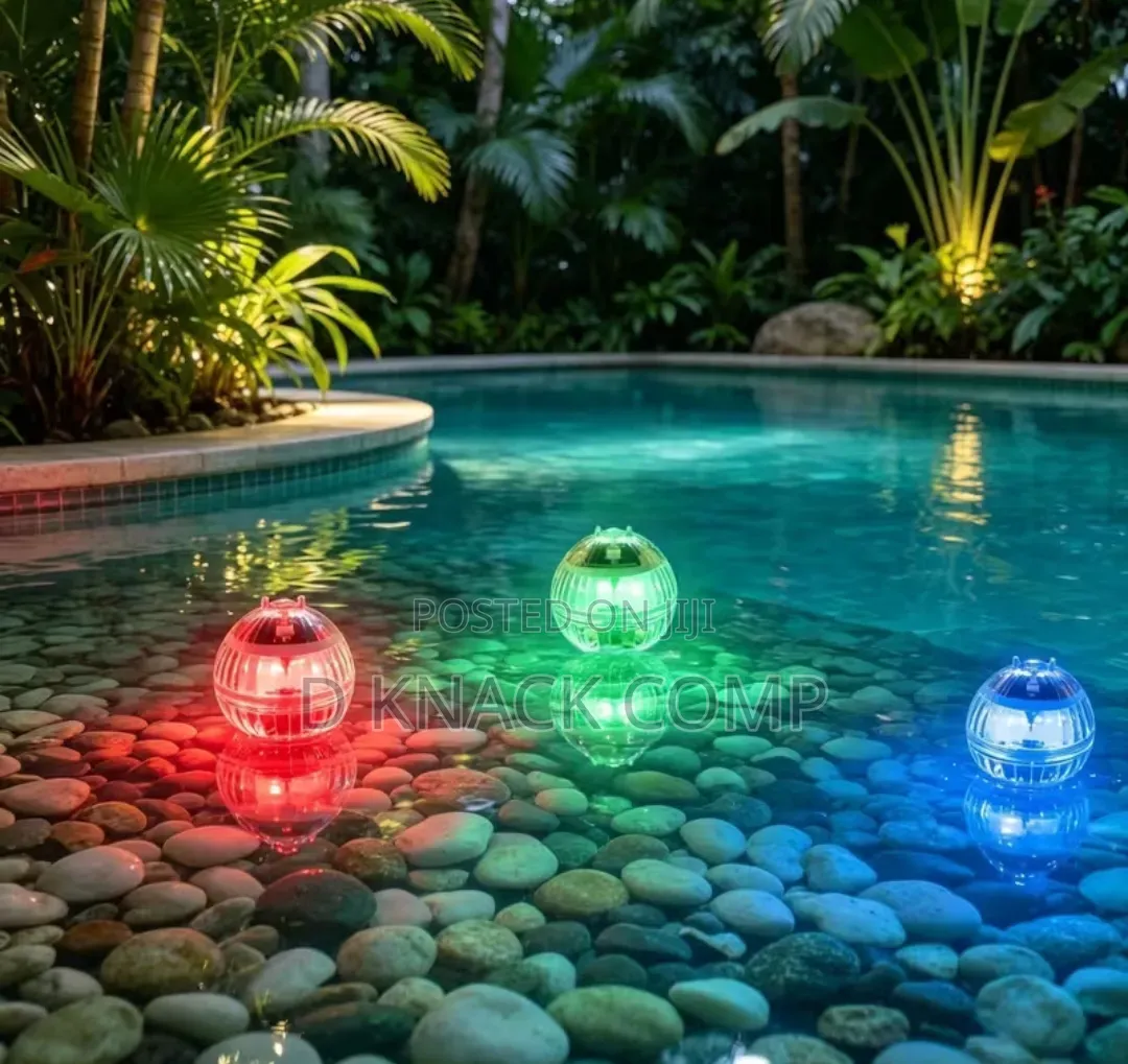 Led Solar Floating Lights for Swimming Pools, Color-Changing Lights