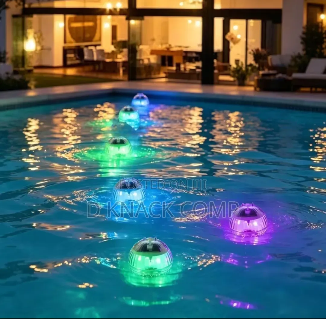 Led Solar Floating Lights for Swimming Pools, Color-Changing Lights