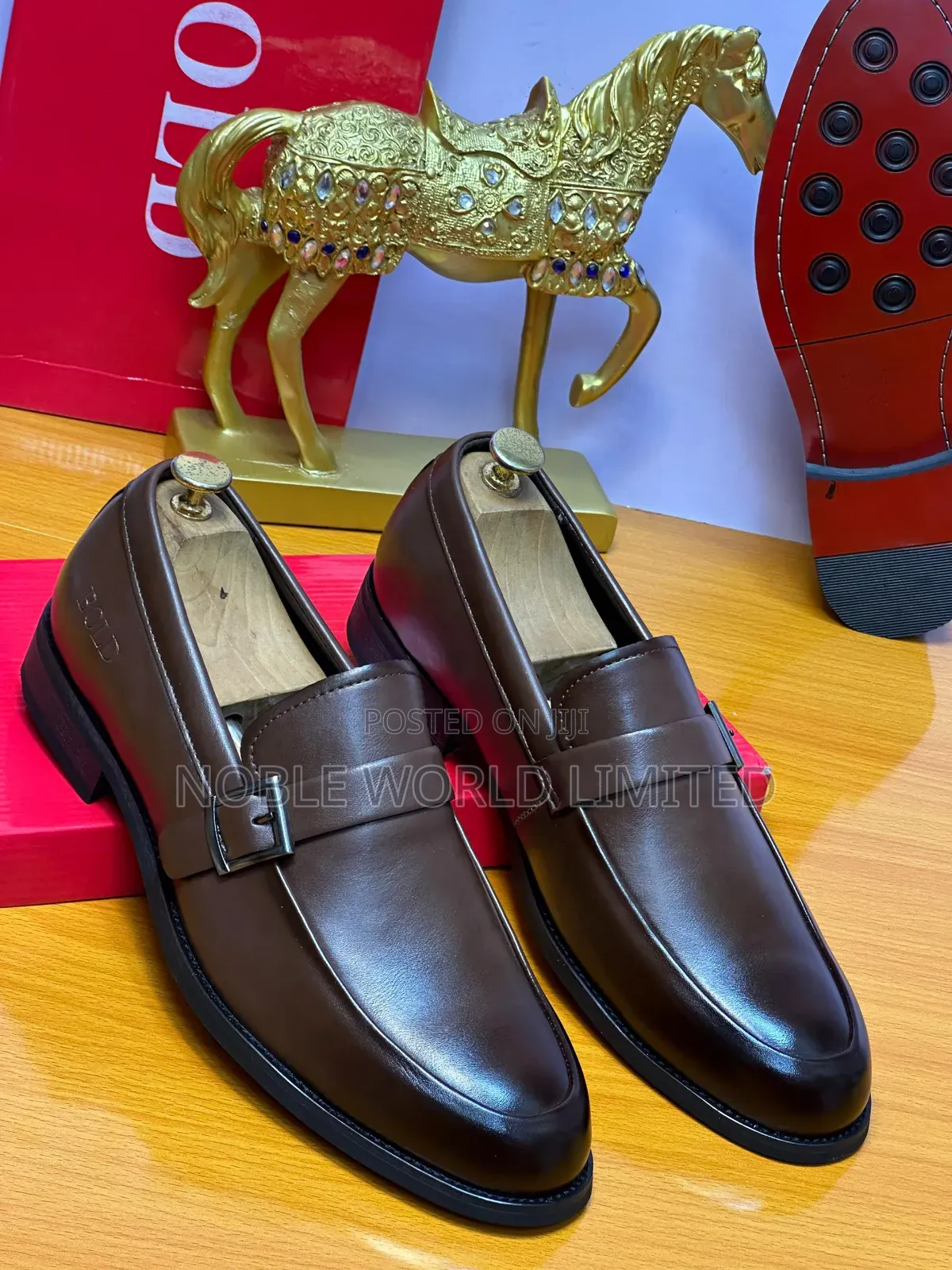 Men's Black/Brown Solid Shoes Oso 84f