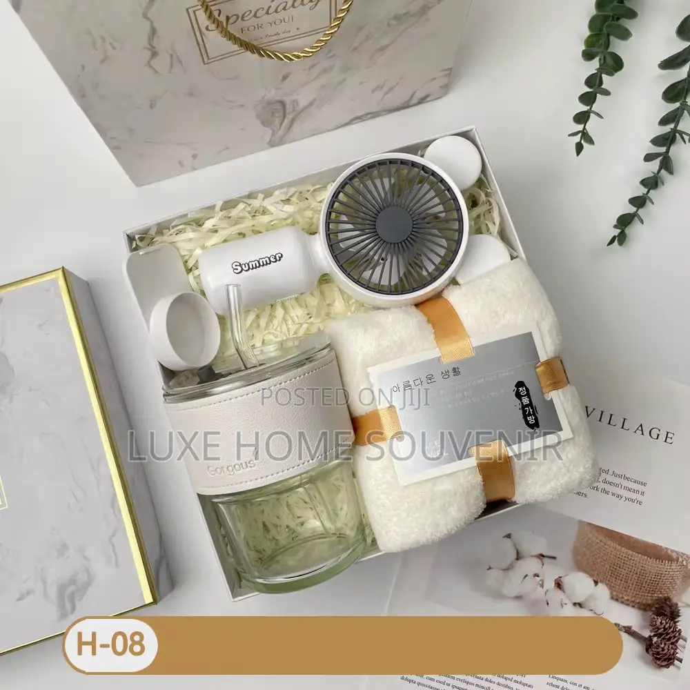 Luxury Gift Set ( Towel , Fan and Cup )