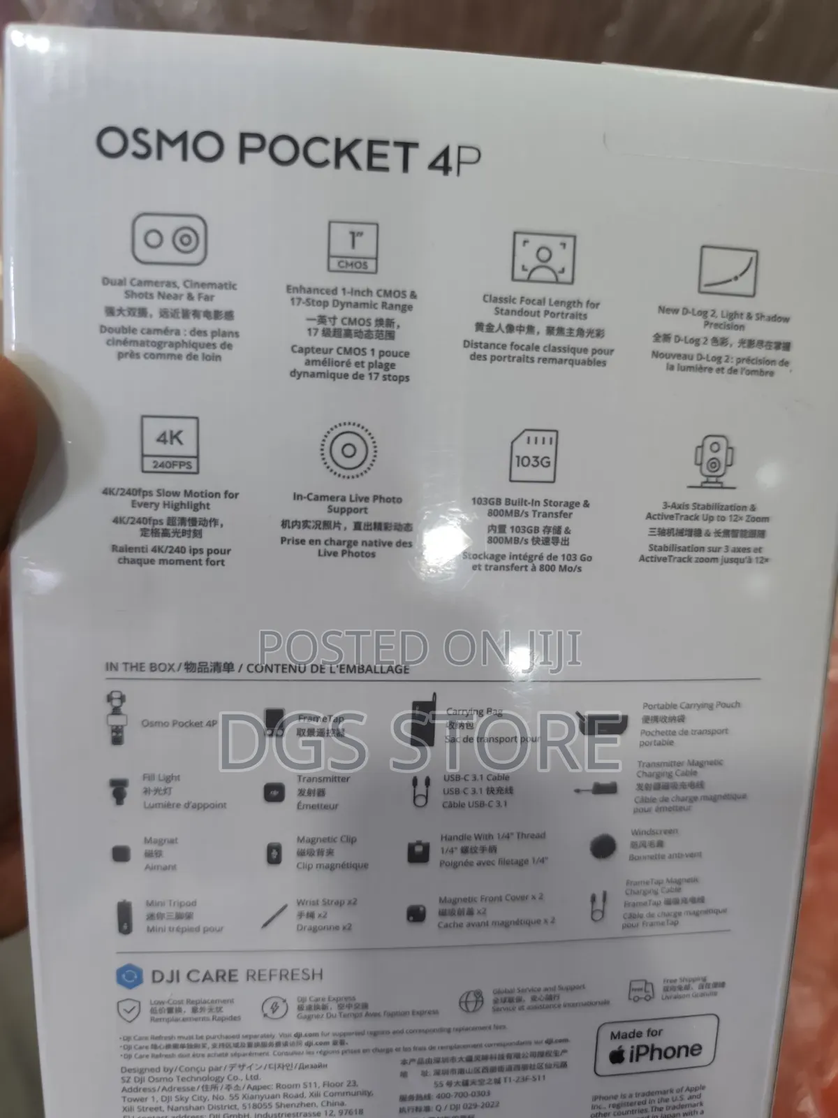 Dji Osmo Pocket 4p Vlog Combo Bundle Vlog