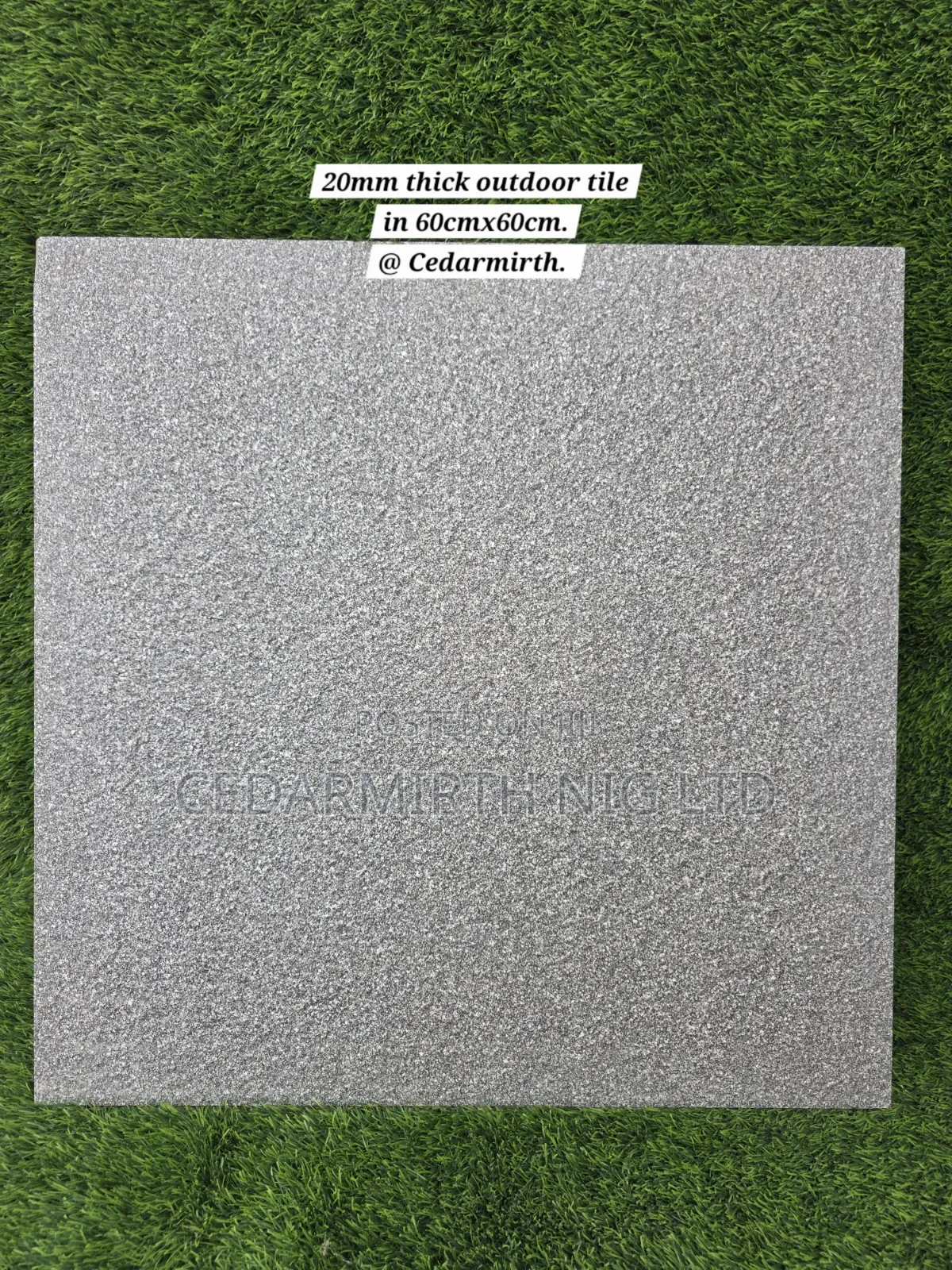 20mm Thick Outdoor Tile ( Cedarmirth Ng.Ltd ).